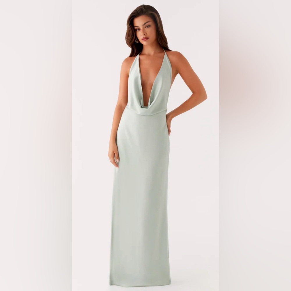 Peppermayo Noemi Maxi Dress - Sage - Size 6